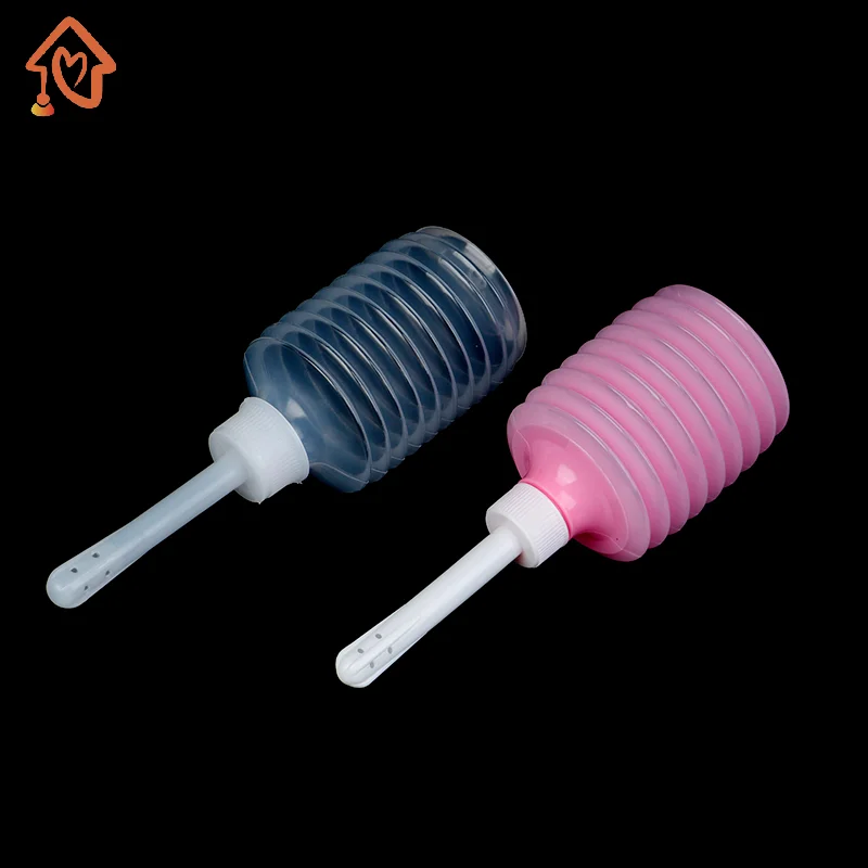 1Pcs Reusable Vaginal Irrigator Anal Douche Feminine Hygiene Enema Cleaner PVC Rectal Syringe Retractable Vagina