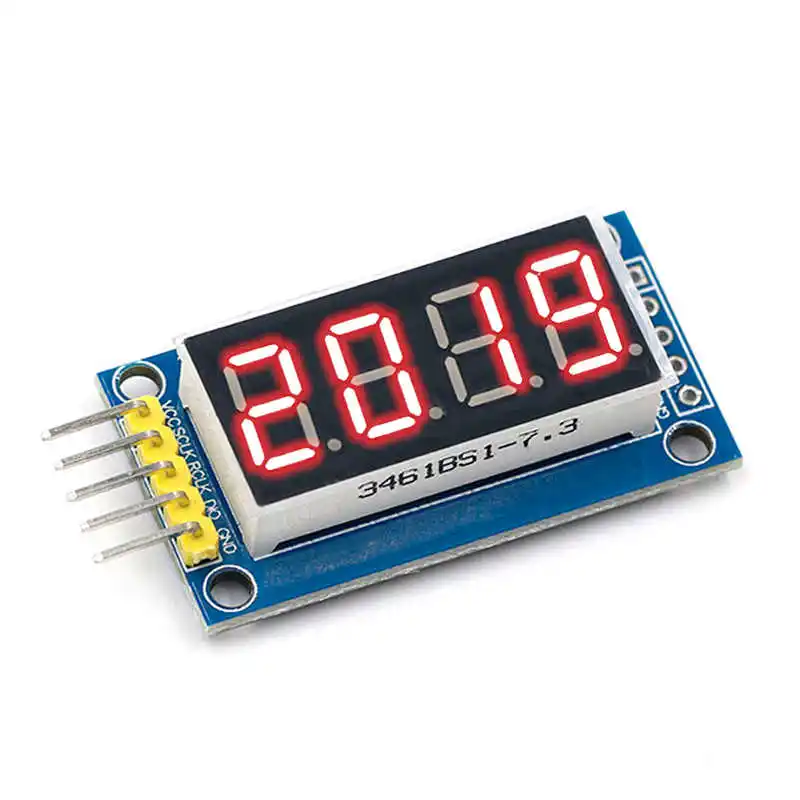 Módulo LED Time Display, Driver Serial 595, 4 bits, Displays LED