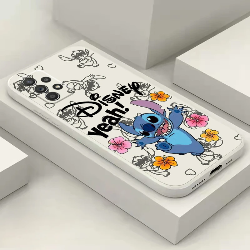 Disney The Stitch Bady For Samsung Galaxy A73 A72 A71 A54 A53 A52 A34 A33 A32 A22 A23 A24 A25 A15 A13 A05 Phone Case