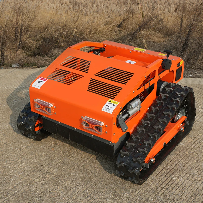 Heavy Duty Wireless Remote Tracked lawn mower Rugged Anti Slip Stable Operation lawn mower Commercial mower
