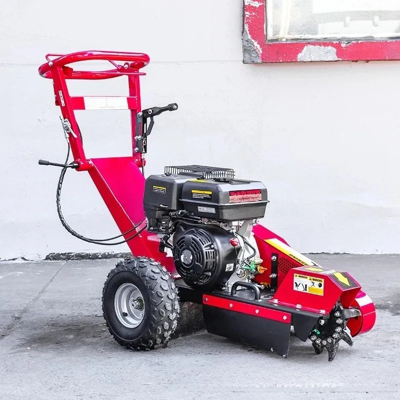 

Small hand-pushed stump crusher, garden root cleaning machine, Shenghe stump crusher