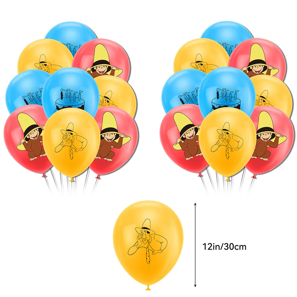 

18Pcs 12 inch Monkey Jungle Party Latex Balloon Baby Shower Monkey Balloon Arch Garland Wild Animals Monkey Birthday Party Decor