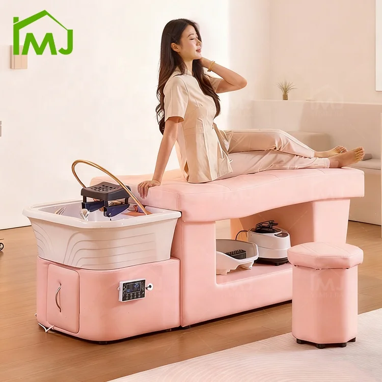 Facial Treatment Hair Wash Shampoo Chair Massage Table Salon Japonais Head Spa Bed