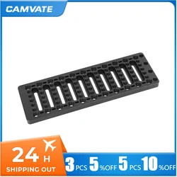 CAMVATE Multi-Purpose Camera Mount Plate Cheese Baseplate with ARRI Accessory Mounts For Sony Canon Camera Platform