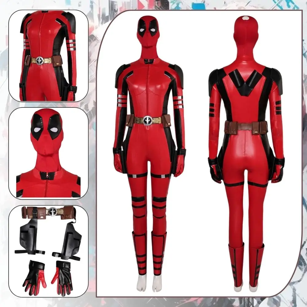 女性のための死んだ女性のコスプレ衣装,ハロウィーンの衣装,ファンタジー,スーパーヒーロー,ロールプレイの変装,女性のジャンプスーツ,マスク