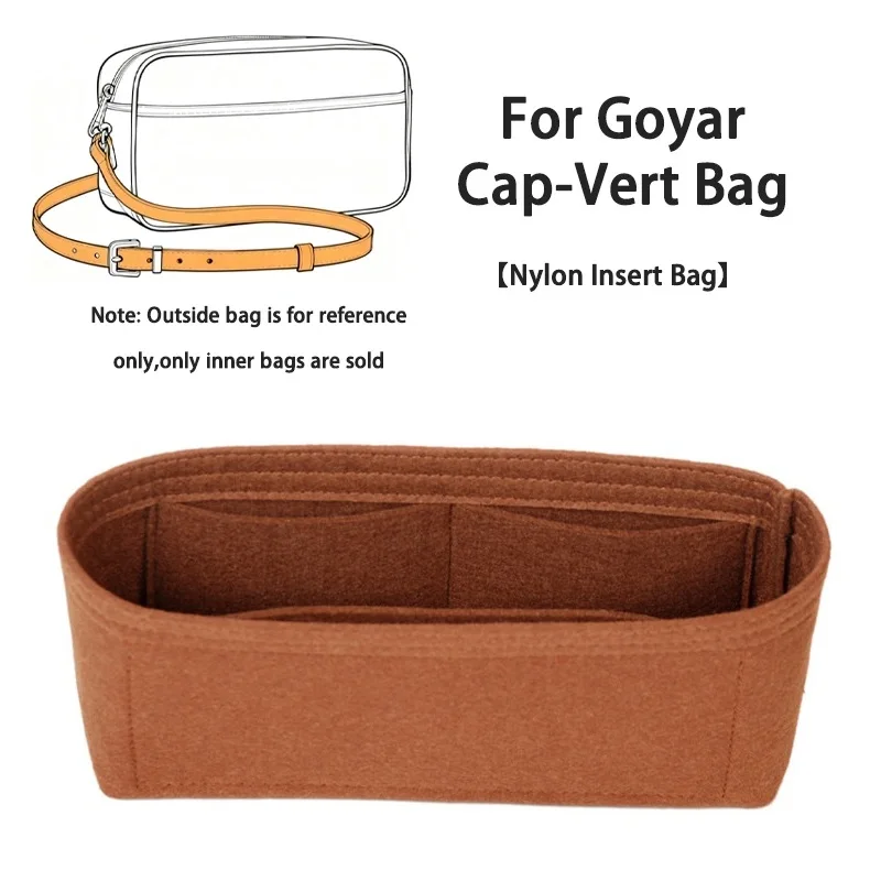 

Органайзер-вставка для кошелька подходит для сумки Goyard Cap-Vert, внутренняя сумка для хранения, дорожная фетровая вставка для макияжа, внутренняя сумка