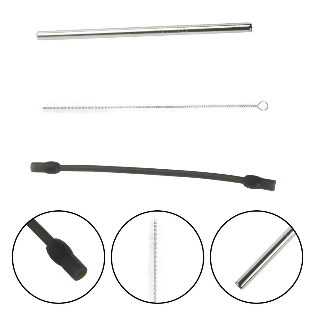 

Fully Automatic Coffee Machine Milk Replacement Hose Nozzle Silicone Milk Hose Cleaning Brush Pipe Cleaning Set Compatibity