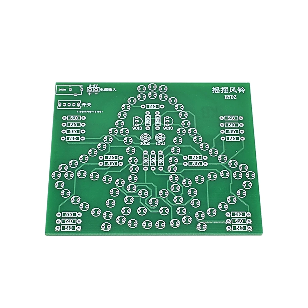 Laboratory Swing bells Wobbly Windbell Fun Electronic DIY Kit Wring 95 LEDs Wind bell 5V 9V LED light swinging wind chime kit