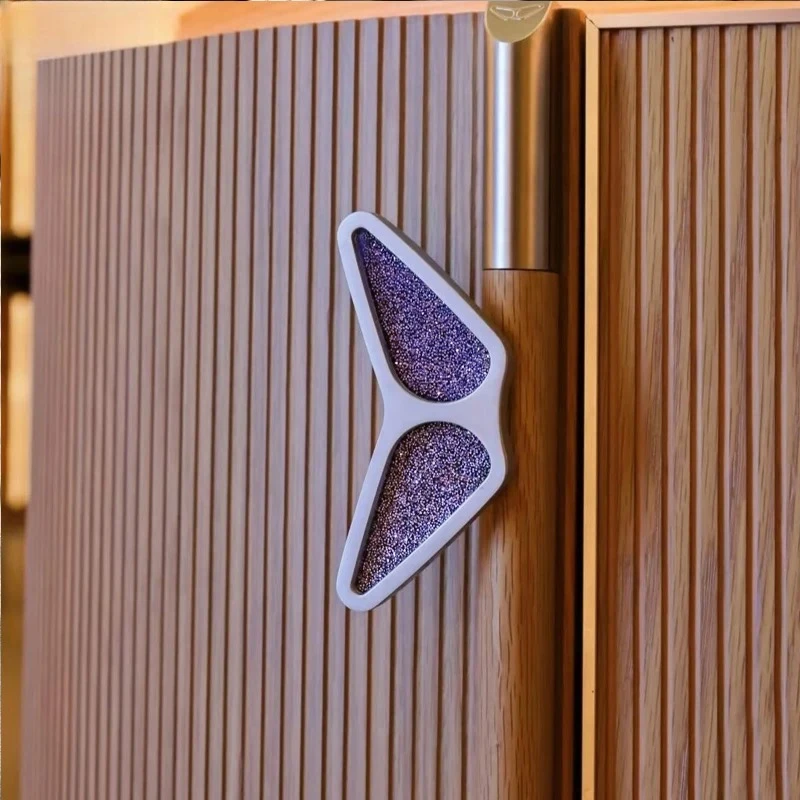 Stainless Steel Custom Crystal Door Handle Modern Luxury Glass Door Outdoor Handle Suitable for Premium Hotel Villas in Dubai