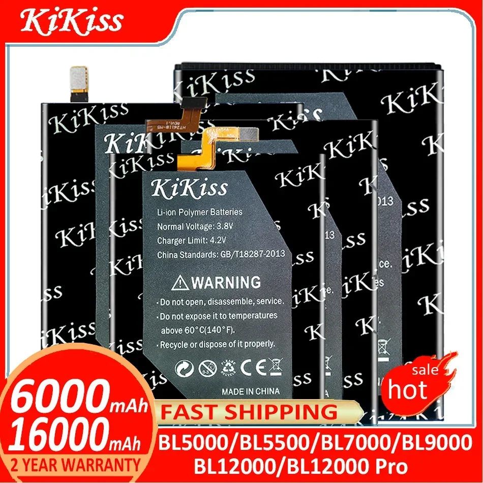 

KiKiss BAT 18735500 Аккумулятор для DOOGEE BL5000/BL5500/BL7000/BL9000/BL12000/BL12000 Pro/BL12000Pro Batterij + трек NO