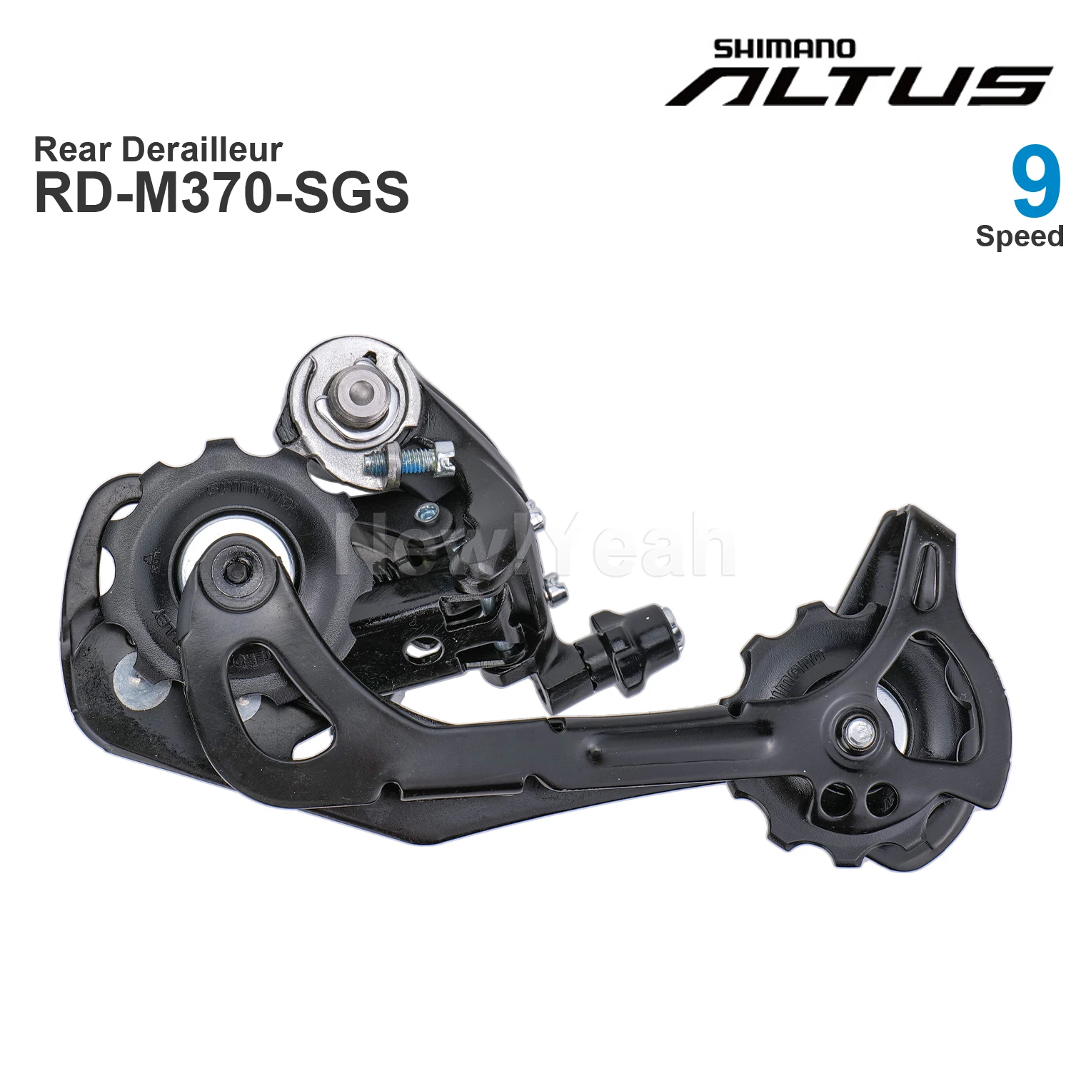 Compra Shimano Deragliatore Posteriore Altus RD-M370 Argento 9 Velocità su HBS
