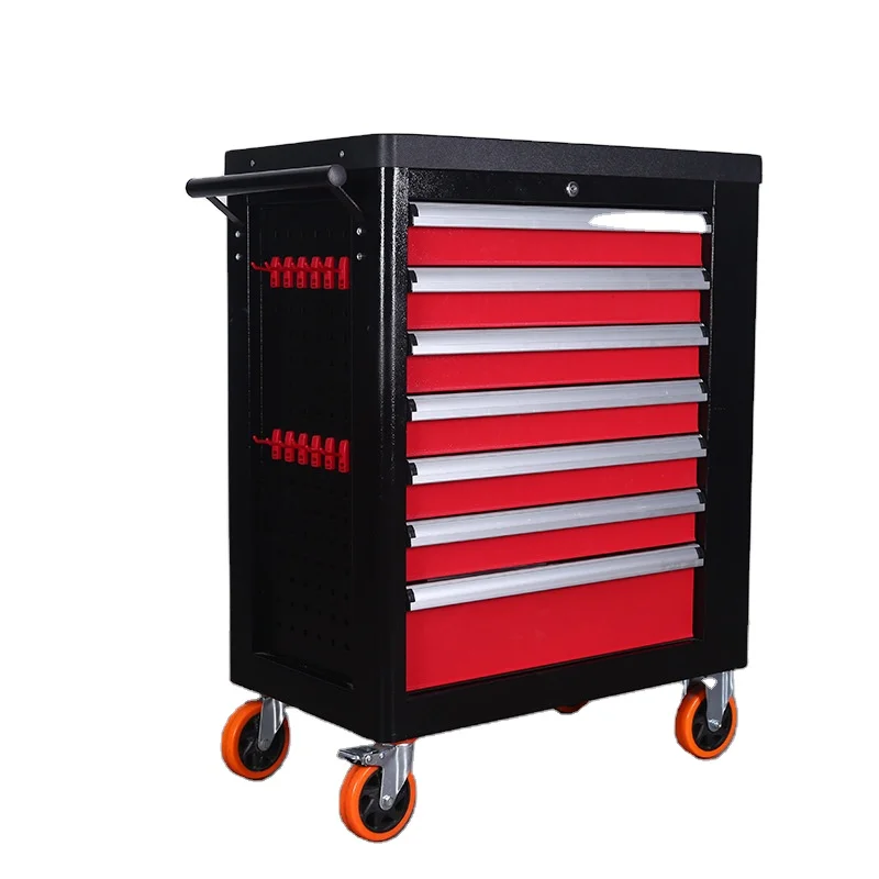 CE Certified 7-Drawer Professional Steel Roller Tool Cabinet 201-Pcs Mechanic Tool Sets Customizable OEM for Car Repair Workshop