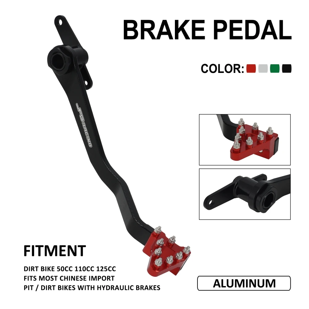 

Motorcycle Foot Brake Lever Pedal forged Aluminum Alloy For DIRT BIKE 50CC 110CC 125CC PIT/DIRT BIKES WITH HYDRAULIC BRAKES