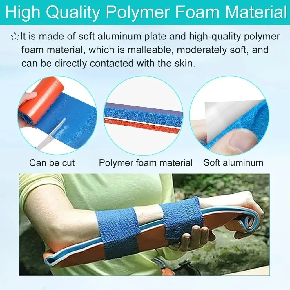 Outdoor First Aid Fixed Splint Rolled Foldable Fracture Splint Cut At Will High Molecular Plasticity Pet Splint