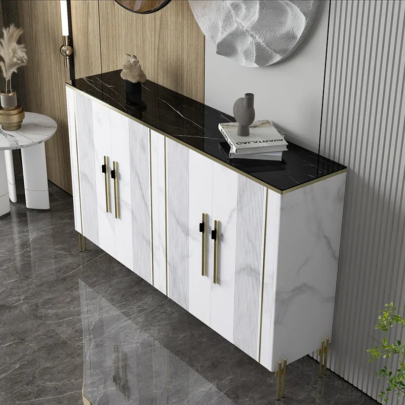 Clothings Cabinet Storage Shoes Organizer Entrance Hall Shoemaker Household Large Capacity Light Luxury Multi-function Furniture