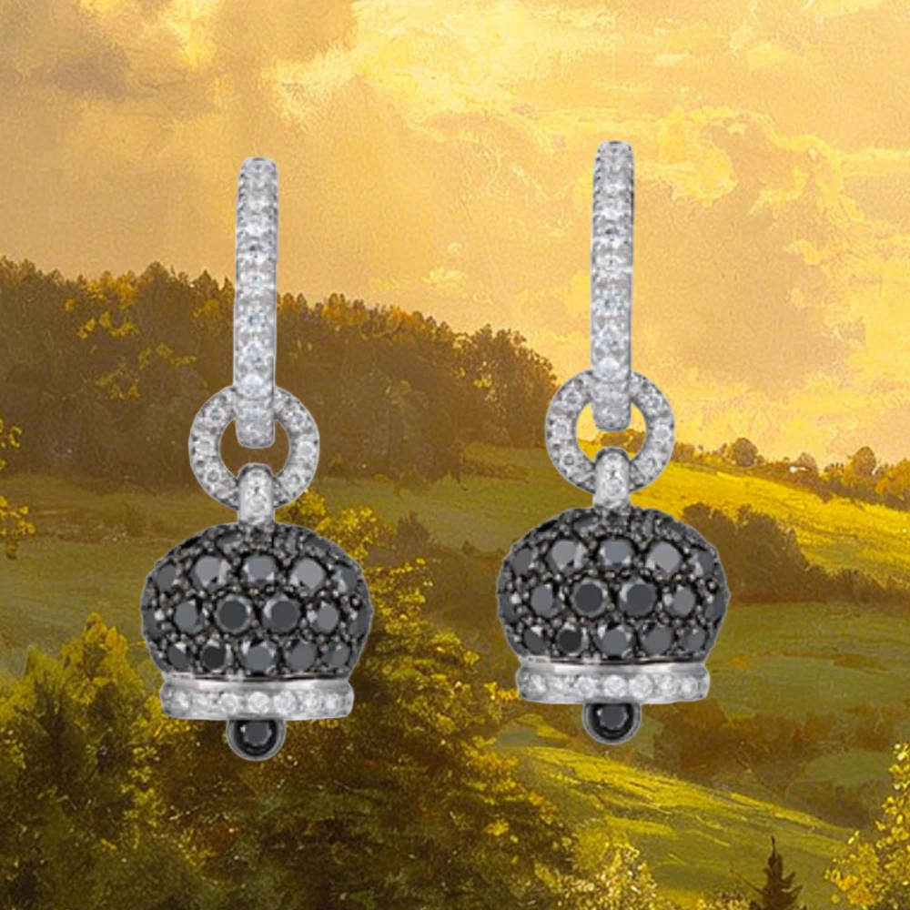 

2026 Latest Chanteclers Earrings 925 Sterling Silver Gold Plated Elegant High-End Gift for Her