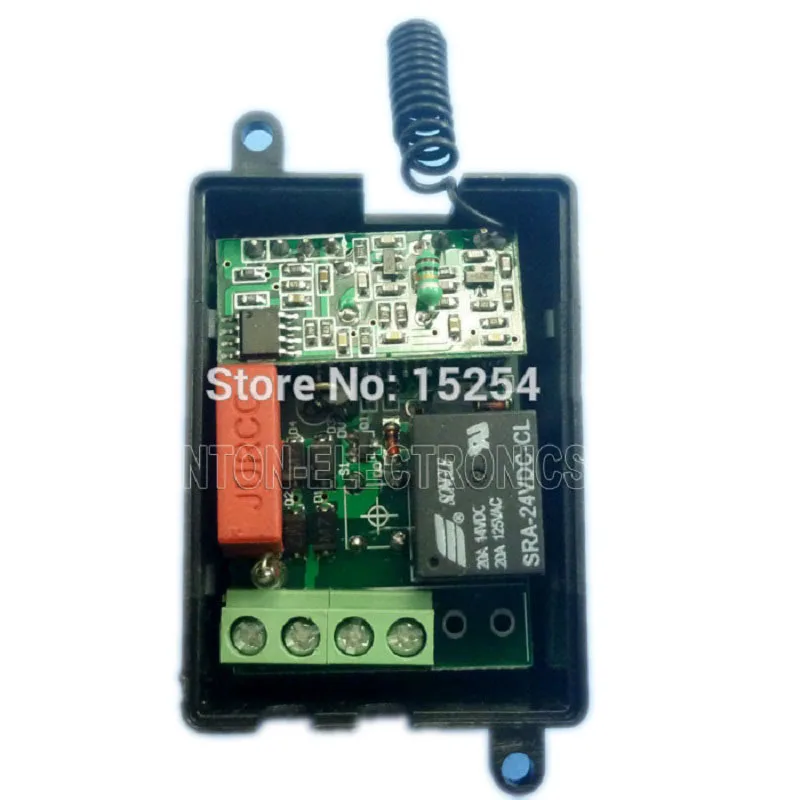 AK022 Wireless RF Relay Switch Receiver AC 220V 433Mhz Learning code For EV1527 PT2262 ASK OOK