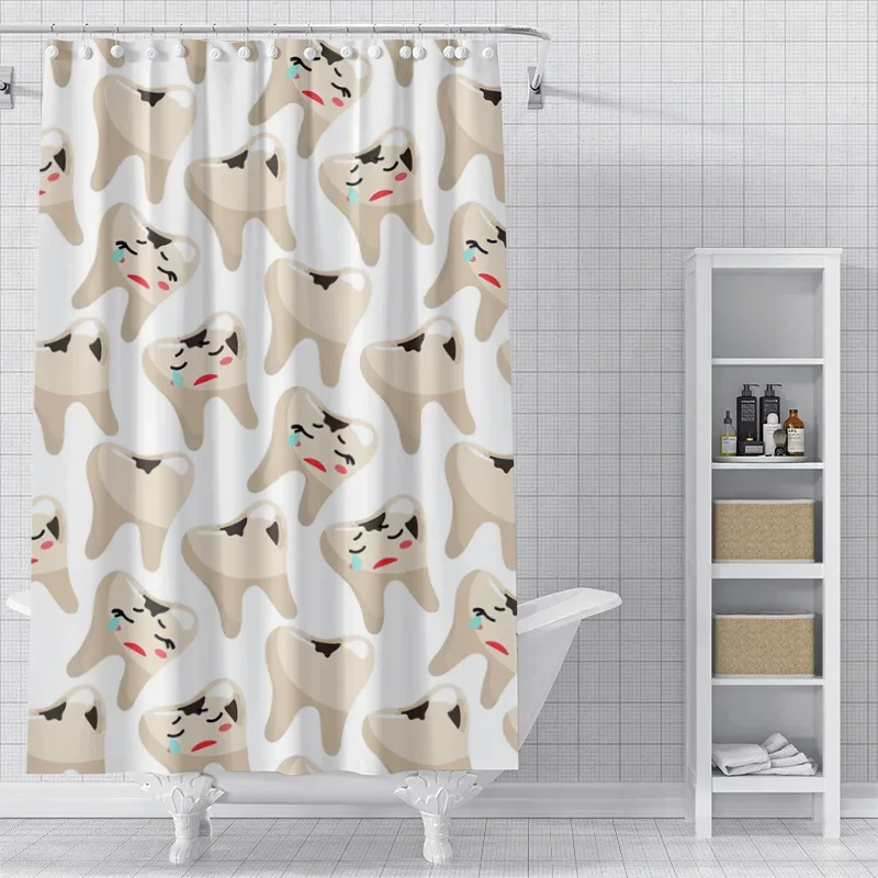 Home decoration shower curtains for bathroom waterproof curtain fabric Modern Nordic style Living Roomcute animal cartoon dogs