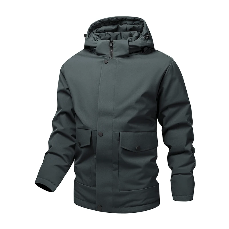ARC Outdoor-Radfahren, Sport, Camping, Freizeit, trendig, Herrenmode, Reisen, Business, winddichte und warme, mit Baumwolle gepolsterte Jacke