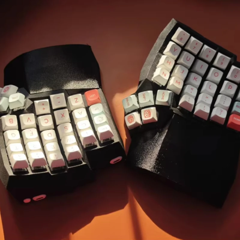 Dactyl Manuform Split Mechanical Keyboard Kit Hot Swap Wired Single Mode VIAL TypeC 62key Ergonomics Split Mechanical Keyboard