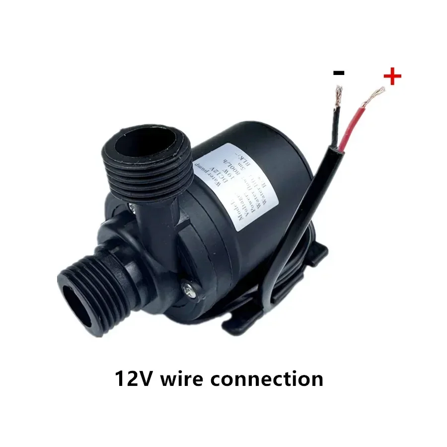 Pompe à eau submersible 12V, 800L/H, 5m DC24V, moteur sans balais, en surpoids, solaire, pour tourisme, aquarium