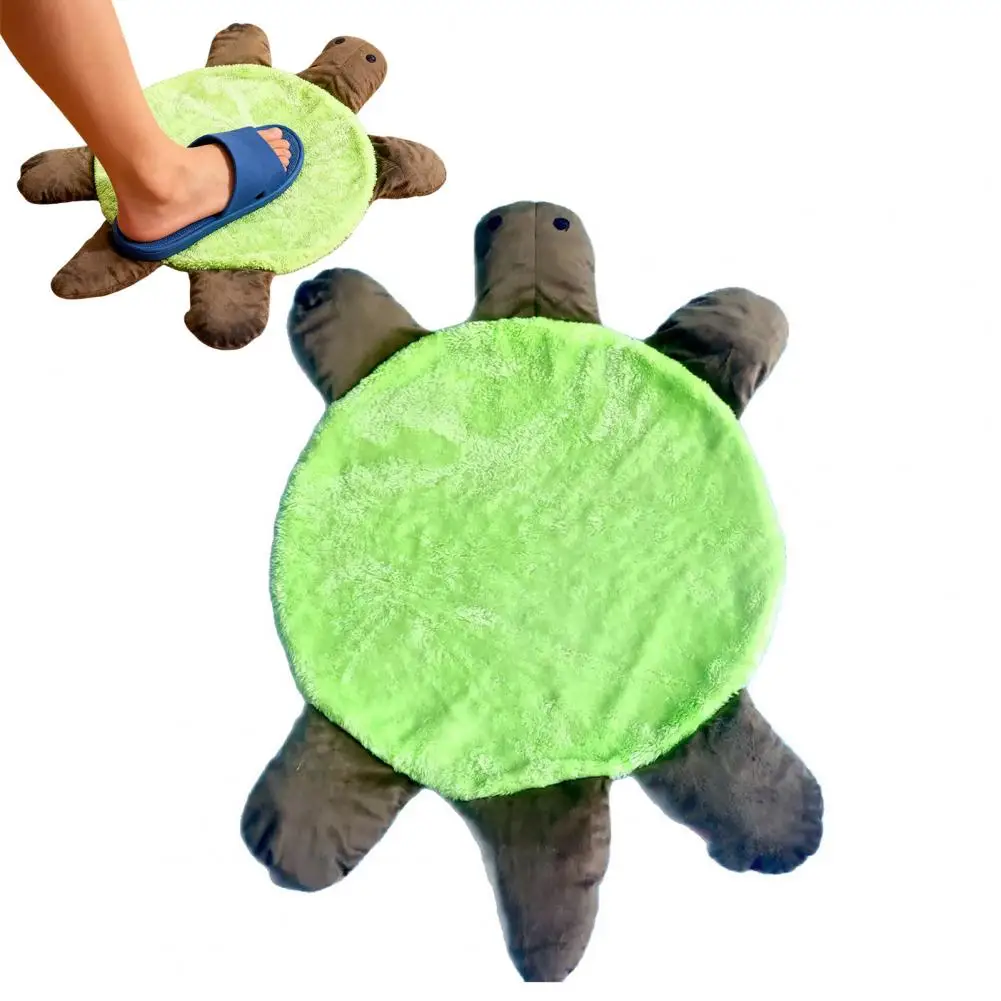 Long-lasting Reusable Mop Double-sided Turtle-shaped Floor Pad Reusable Washable Mop for Tile Wood Laminate Floors Hands-free