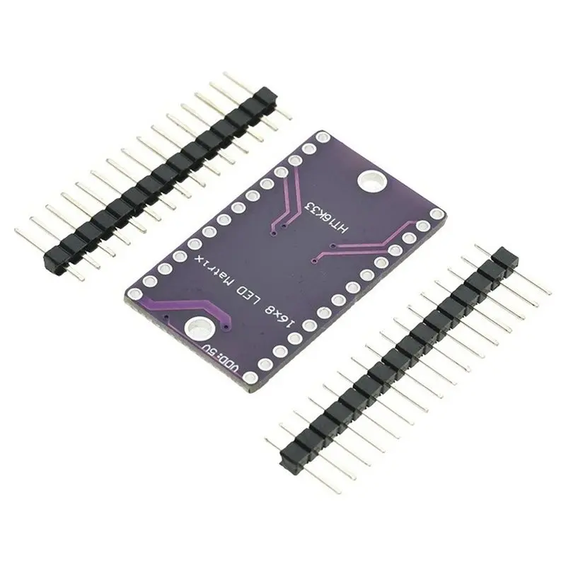 N15R-HT16K33 Digital Tube Driver Development Board 16X8 LED Dot Matrix Display Controller Module