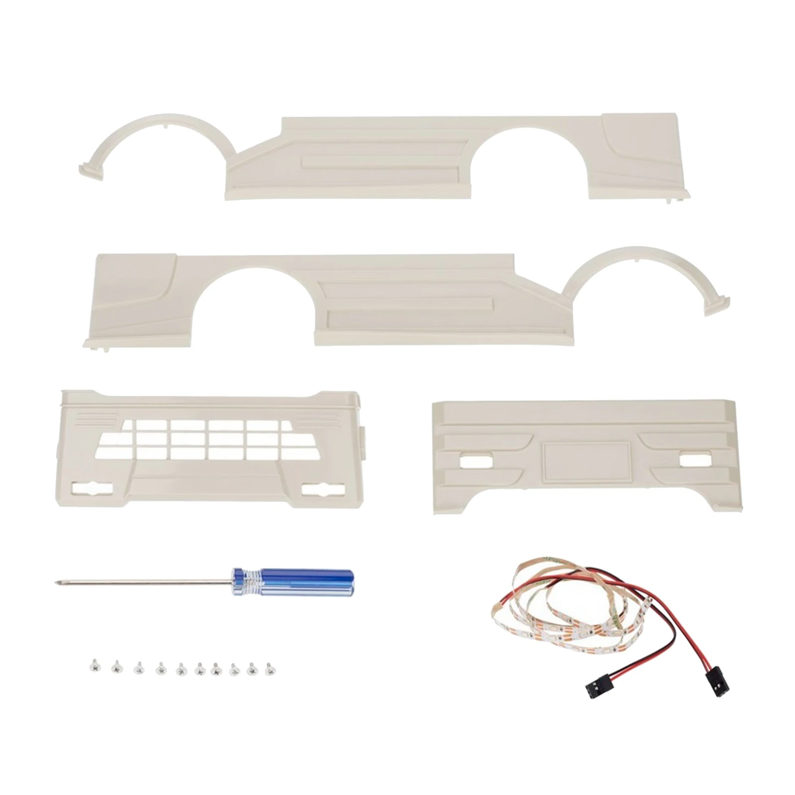 RC Car Body Encirclement Durable ABS Cover Drift Car Kit for WPL D12 1/10 Remote Control Trucks