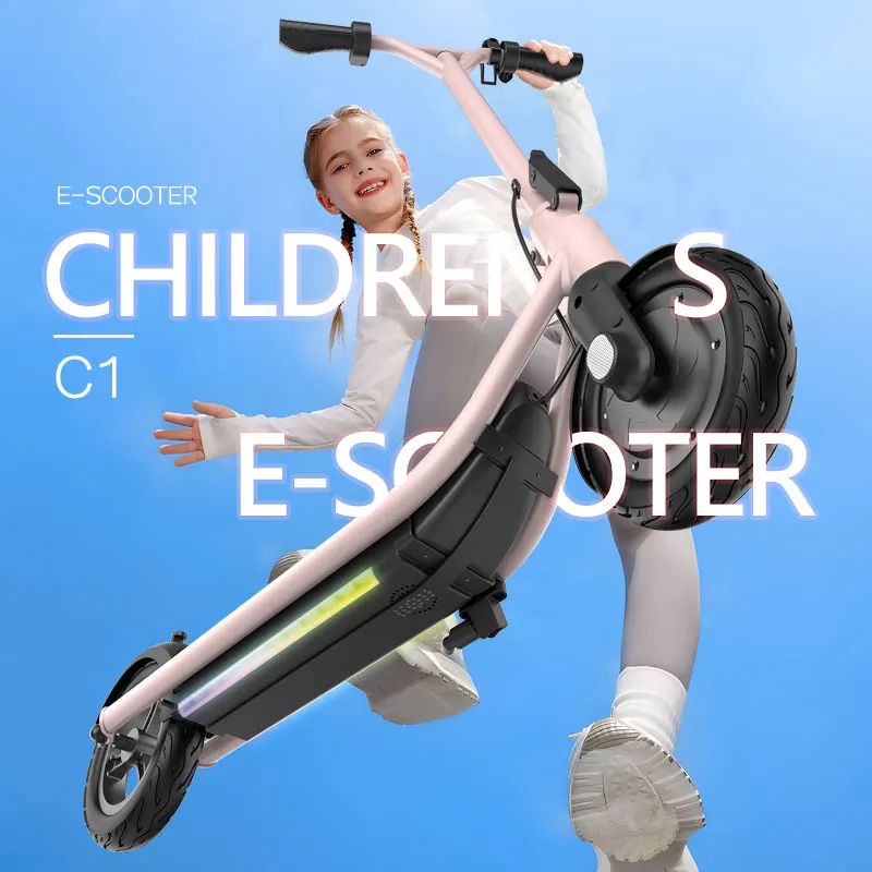 

Hot Sale Foldable C1 Electric Scooter 8" Steel Frame 200W Motor 15km/h EU Stock LED Bluetooth for Teens Commuting Outdoor Fun