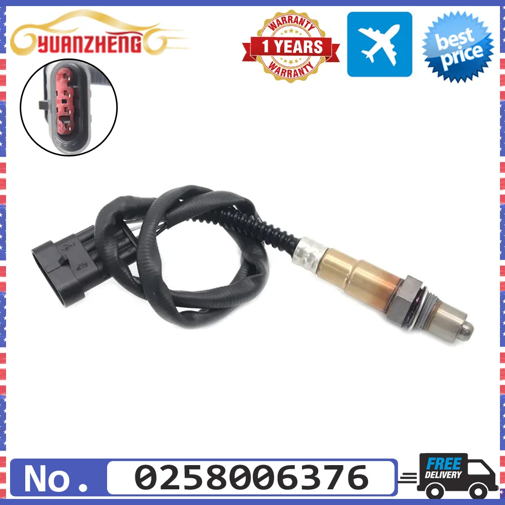 Car Front Lambda Oxygen O2 Sensor 0258006376 for ALFA ROMEO 147 156 FIAT DOBLO DUCATO PALIO SIENA STILO LANCIA 95-13 46762182