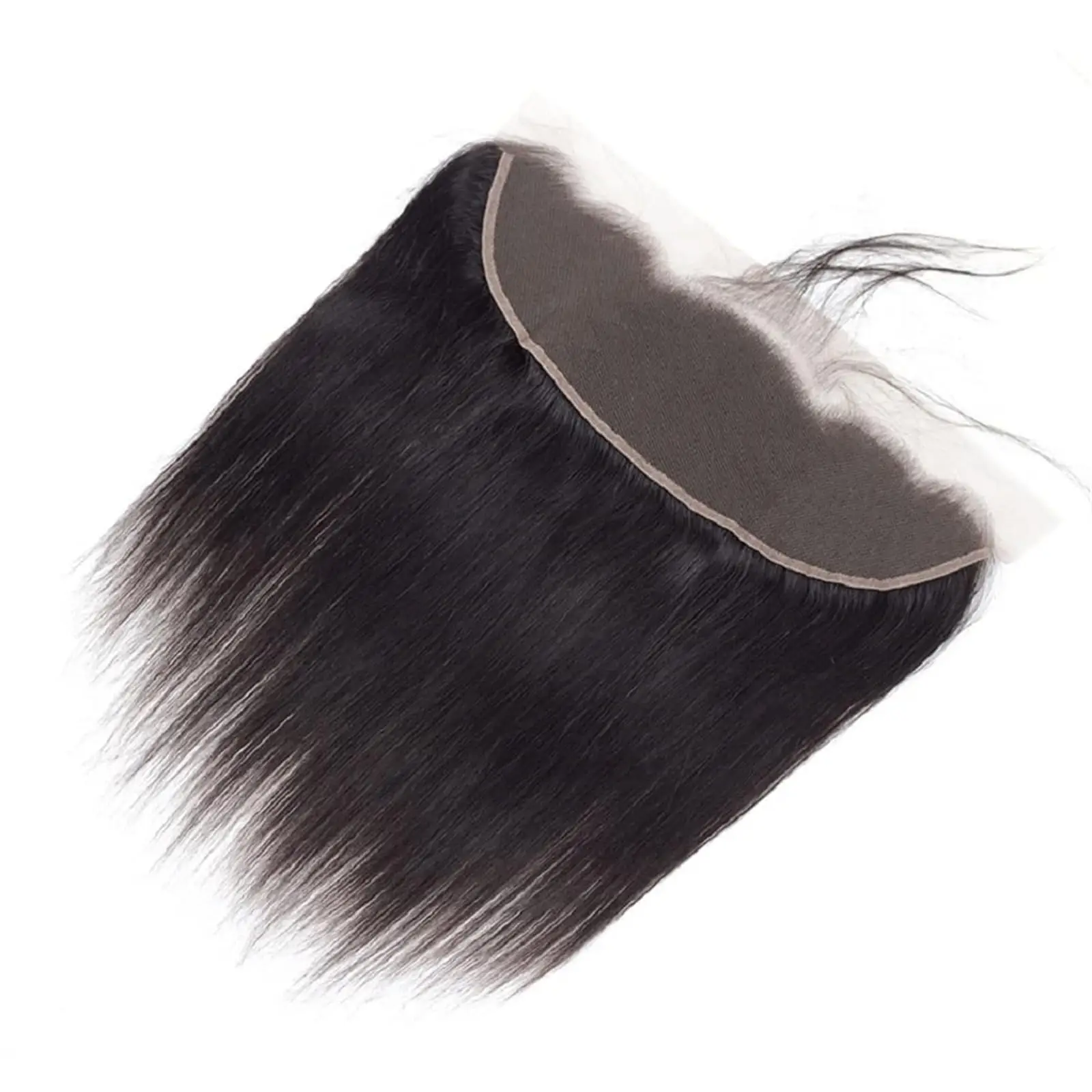 Brazilian Straight 13x4 Lace Frontal Closure 100% Human Hair Natural Black Ear To Ear Transparent Lace Closure Hair On Sale