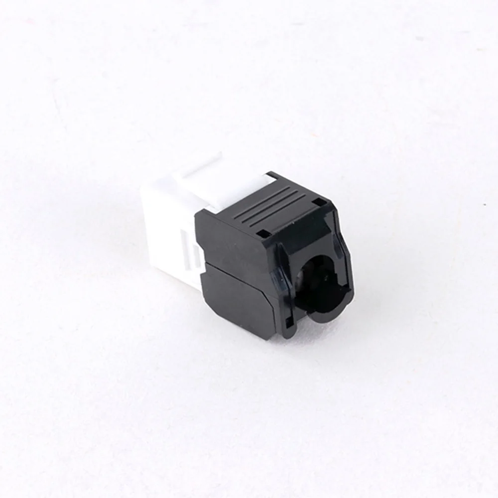 1pc UTP Cat6 RJ45 Keystone Couplers Jack,8P8C Cat6 Compatible-180 Degree Toolless-Ethernet Wall Jack Network Coupler