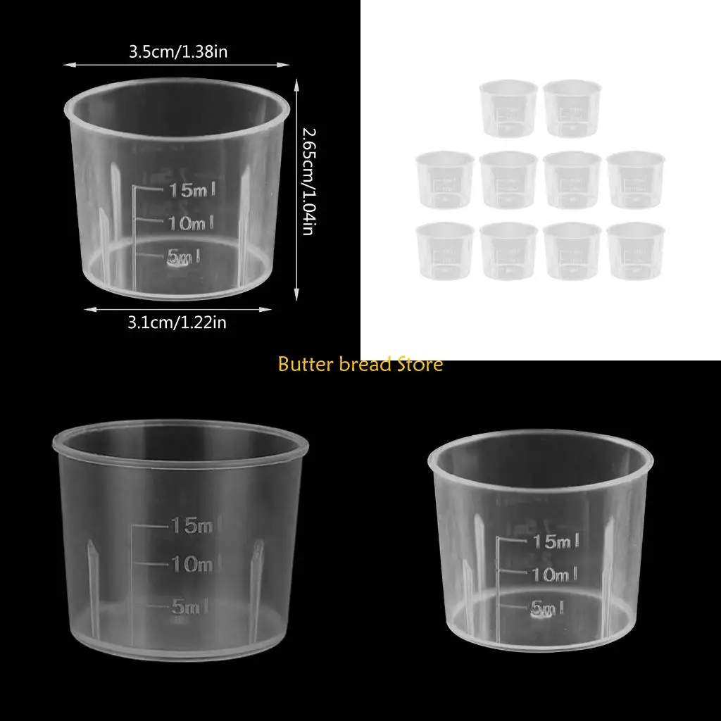 

W89C Measuring Cups with Scale Graduated Beakers For Liquids Epoxy Resin Mixing Cup