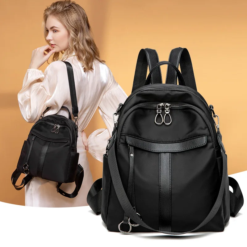 Small Backpack New 2022 Spring on The New Easy Oxford Cloth Backpack Women's Large Capacity Multi-purpose Travel Bag