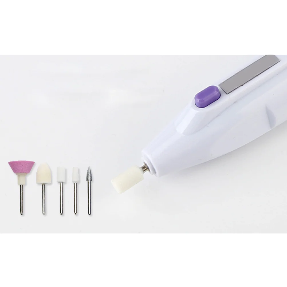 5 stücke Elektrische Nagel Datei Stift Professionelle Maniküre Schleifen Werkzeug Für Nail art Carving Gravur Schleifen Bohren Ausrüstung