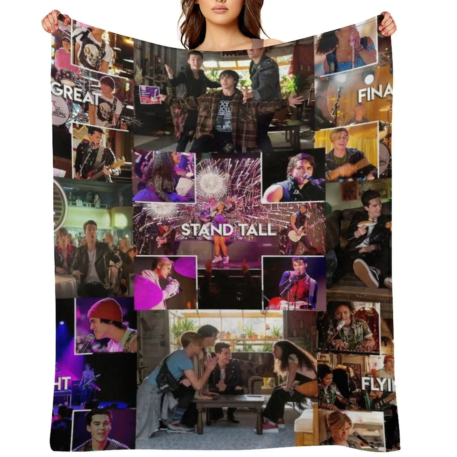 

Julie and The Phantoms collage Throw Blanket for sofa Picnic heavy to sleep Beautifuls Blankets
