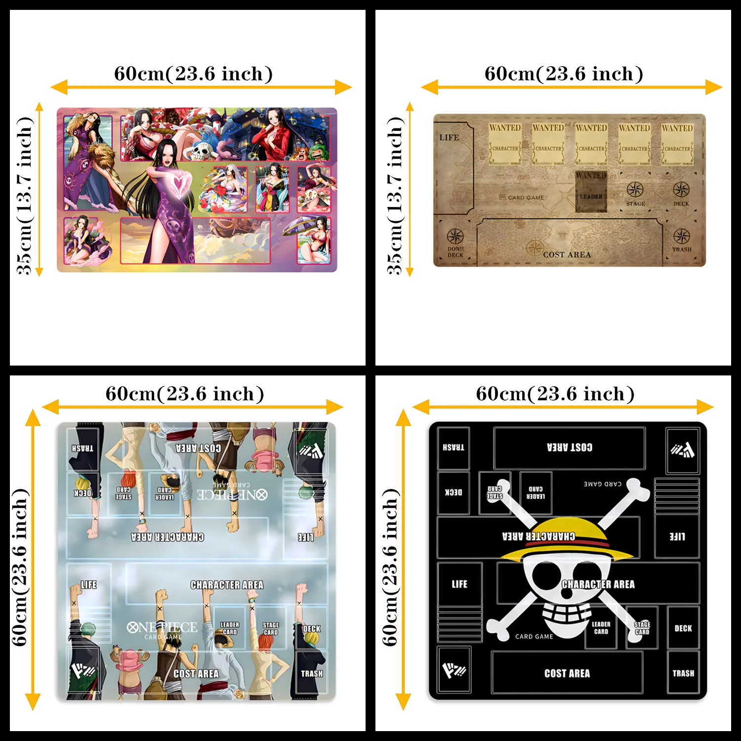 

One Piece Nico Robin Anime Game Cards Battle Pad Collection Card Dueling Mat Toy for Christmas Gift ﻿