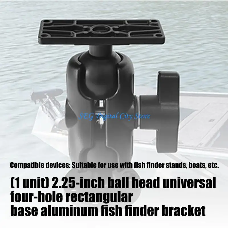U75B Adjustable 360 Degree Rotating Fish Finders Stand With Rectangle Base Plate