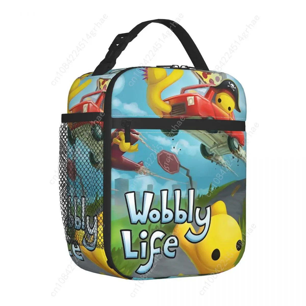Lunch Boxes Wobbly Life Online Game Accessories Lunch Food Box INS Trendy Cooler Thermal Bento Box For Work