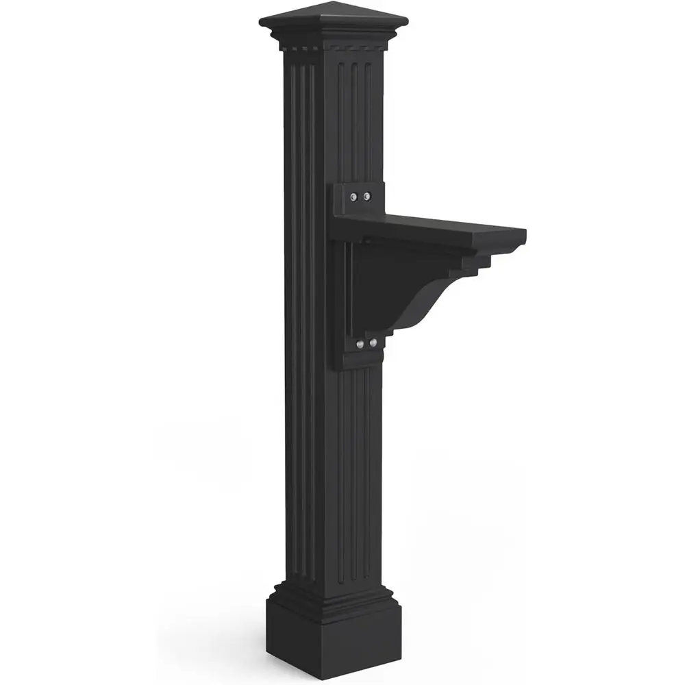 

Подставка для почтовых конвертов Manchester Single Arm Mail Post - черная - 26 дюймов (длина) x 9 дюймов (ширина) x 58 дюймов (высота) - Manchester Post & Arm, комплект фурнитуры (5852-B)