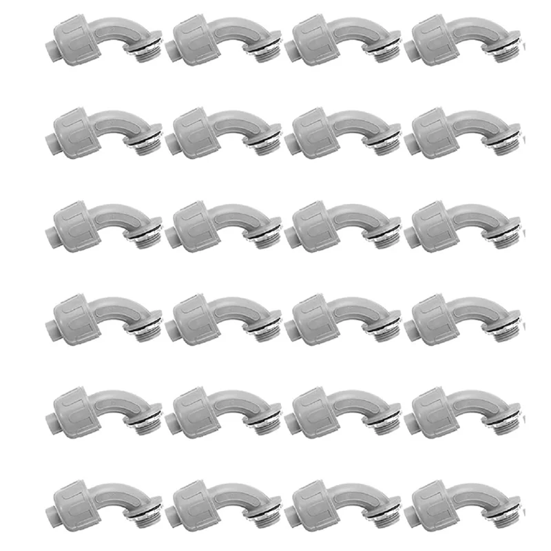 

Жидкостный плотный разъем Гибкий неметаллический разъем для электрического кабелепровода 90 градусов (24 шт.))-AA26