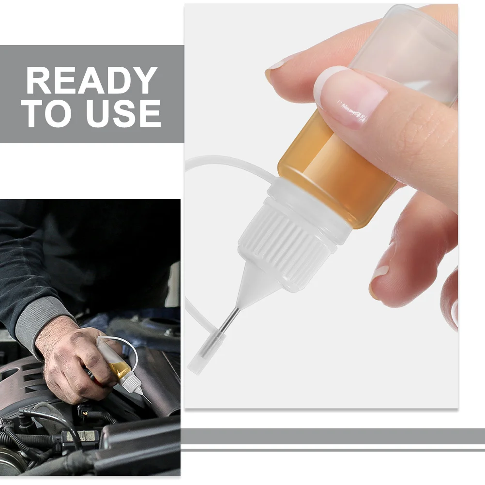 

30pcs Needle Tip Glue Bottle 10Ml Precision Oil Applicator For Lubricant Silicone Engine Craft Plastic Squeeze Dispenser Fine
