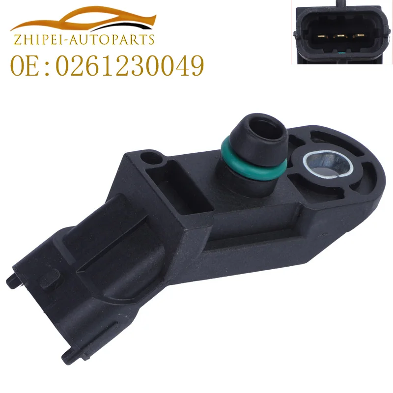 0261230049 MAP Manifold Absolute Pressure Sensor Car 223653795R Fit For SEA DOO PWC GTX RXT RXP GTI WAKE 1500 TURBO TUTTI 4T