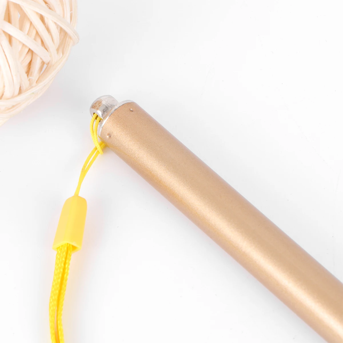 

Touch Control Teaching Rod Telescopic Stainless Steel Retractable Pointer For Classroom Presenters Teachers Students Golden