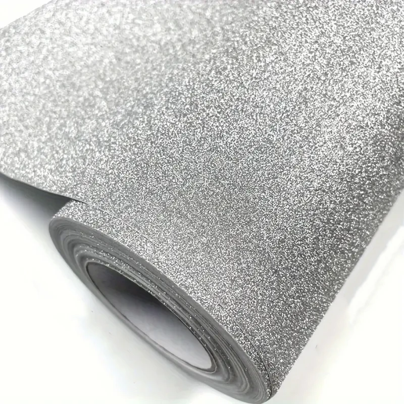 

Silvery Diamond Glitter Vinyl Wrapping Roll Film Super Stone Glitter Diamond Car Wrap Vinyl Sticker Full Roll Car Films