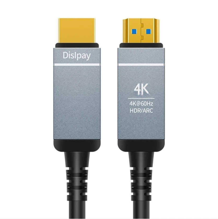 Fiber Optic Cable 18Gbps High Speed Transmission Fiber Optic Cable 4K 60Hz Optical Cord With Gold Connectors For TV Parts