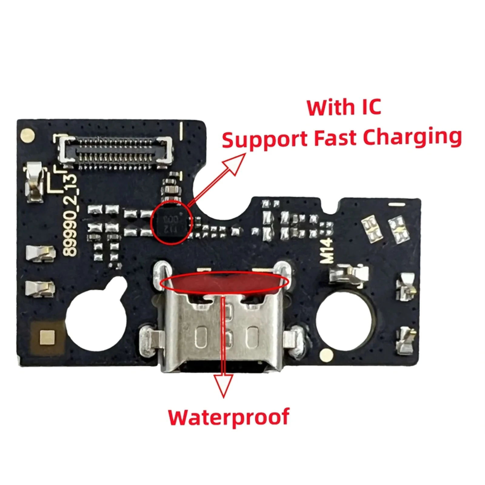 Placa de alimentação USB para Lenovo Pad, 10,6, TB128FU, 2022