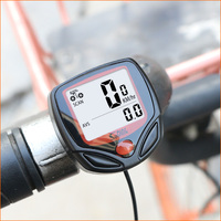 SUNDING Stopwatch SD-548B 548C wired Bike Speed Meter wireless Bike Computer Multifunction Sensors Bicycle Computer Speedometer