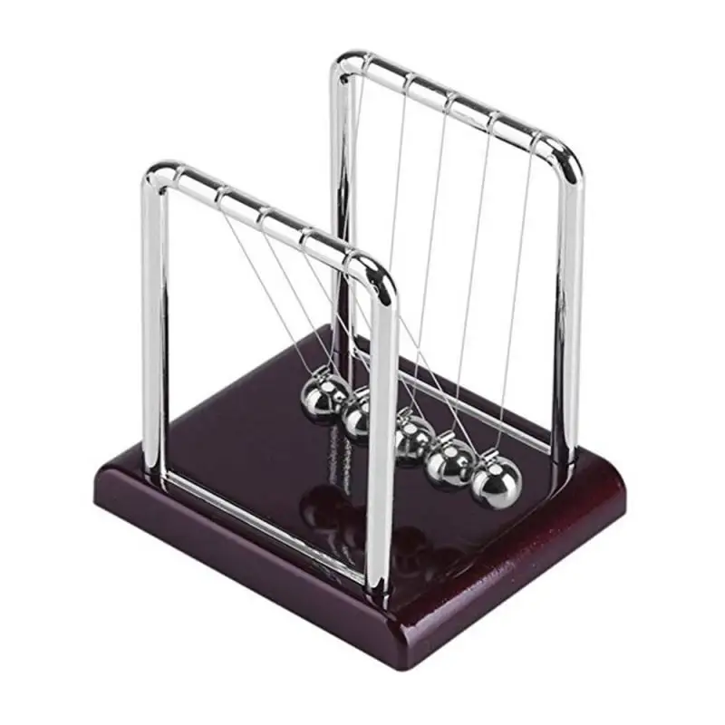 Newton Cradle Balance Steel Balls School Teaching Supplies Physics Science Pendulum Desk Toy Gifts Home Decoration