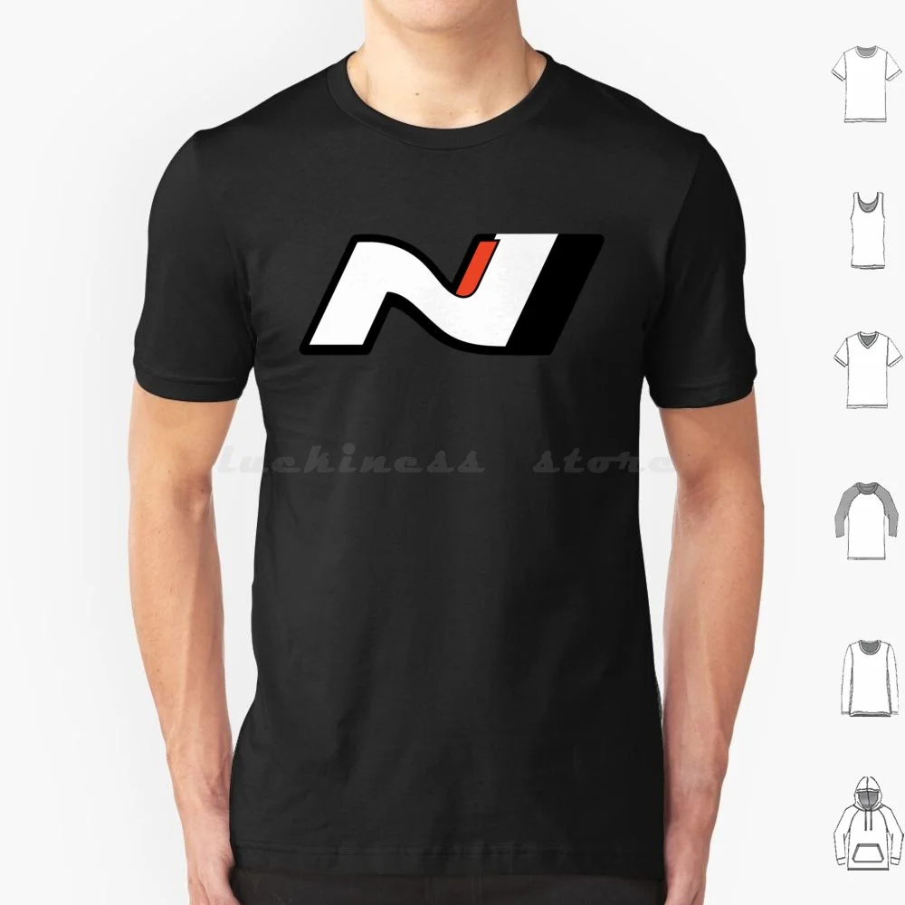 N Performance Logo T Shirt Cotton Men Women Diy Print Hyundai I30N I30 I20 Veloster N Line N Performance Hatchback Hot Hatch